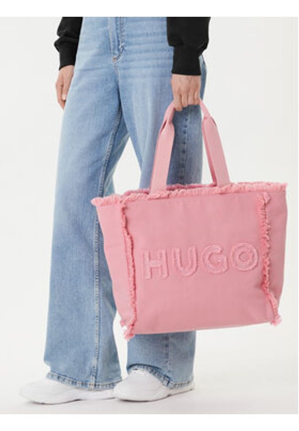 Hugo - HUGO Torebka 50541867 Różowy. Kolor: różowy