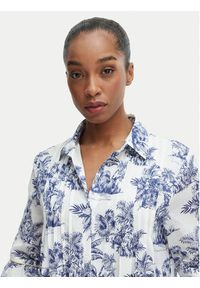 Iconique Sukienka koszulowa IC25-076 Biały Relaxed Fit. Kolor: biały. Materiał: bawełna. Typ sukienki: koszulowe #3