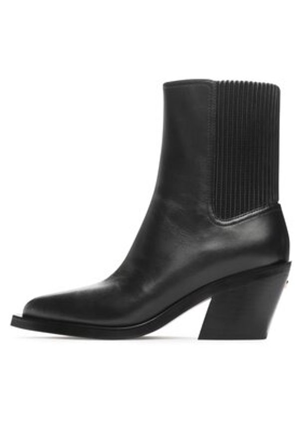 Coach Botki Prestyn Lth Bootie CN136 Czarny. Kolor: czarny. Materiał: skóra