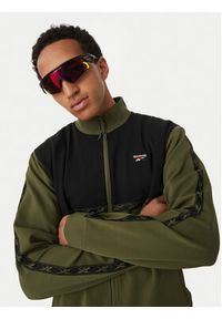 Reebok Bluza Artek RK25726CCM Zielony ciemny Regular Fit. Kolor: zielony. Materiał: syntetyk #4