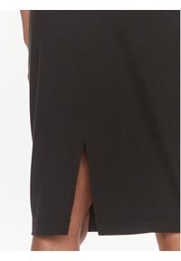 Calvin Klein Jeans Spódnica ołówkowa Archival J20J223140 Czarny Slim Fit. Kolor: czarny. Materiał: wiskoza, syntetyk