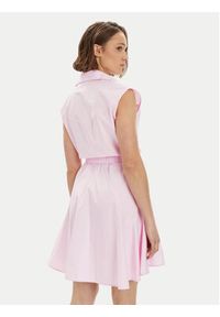 Pinko Sukienka koszulowa Anaceta 103111 A1P4 Różowy Regular Fit. Kolor: różowy. Materiał: bawełna. Typ sukienki: koszulowe #4