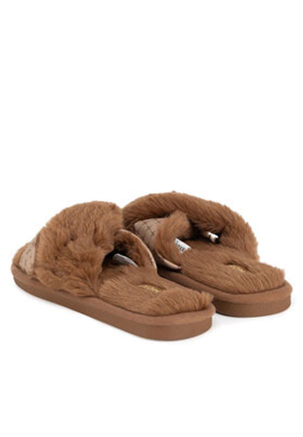 MEXX Kapcie MI002004343W Brązowy. Kolor: brązowy. Materiał: materiał