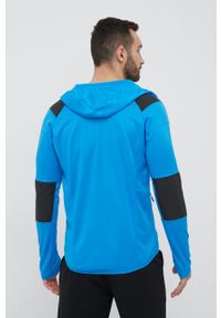 Viking bluza sportowa Yosemite męska z kapturem wzorzysta. Typ kołnierza: kaptur. Kolor: niebieski. Materiał: polar, skóra, materiał. Styl: sportowy #6