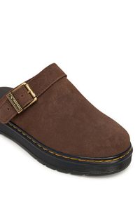 Dr. Martens Klapki Brookline DM40666202 Brązowy. Kolor: brązowy. Materiał: skóra, zamsz #5
