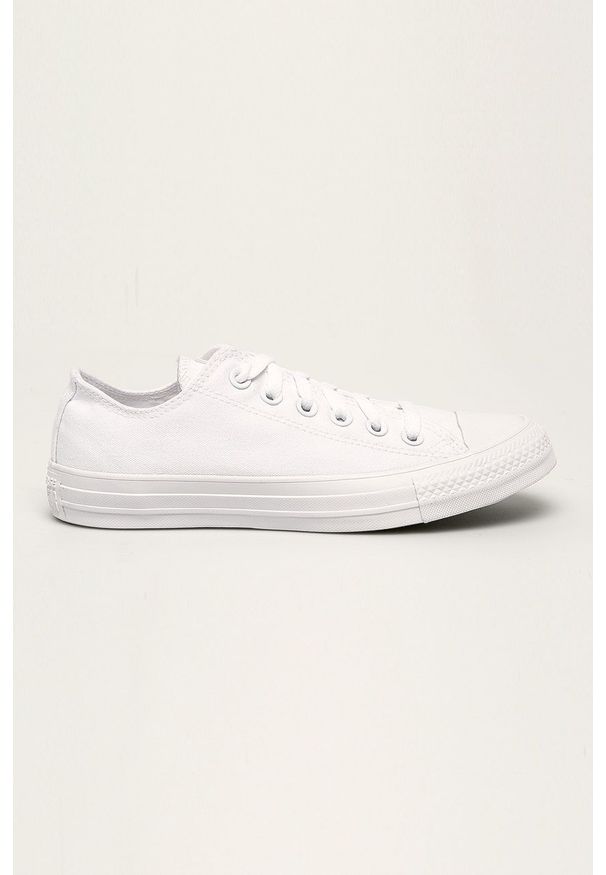 Converse - Tenisówki Chuck Taylor All Star OX 1U647-White.mono. Nosek buta: okrągły. Zapięcie: sznurówki. Kolor: biały. Materiał: guma