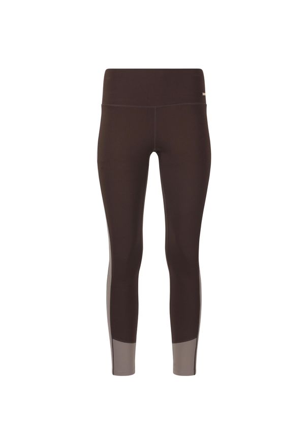 Damskie legginsy Athlecia Aspasia. Kolor: brązowy