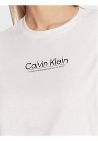 Calvin Klein T-Shirt Coordinates Logo Graphic K20K204996 Biały Relaxed Fit. Kolor: biały. Materiał: bawełna #5