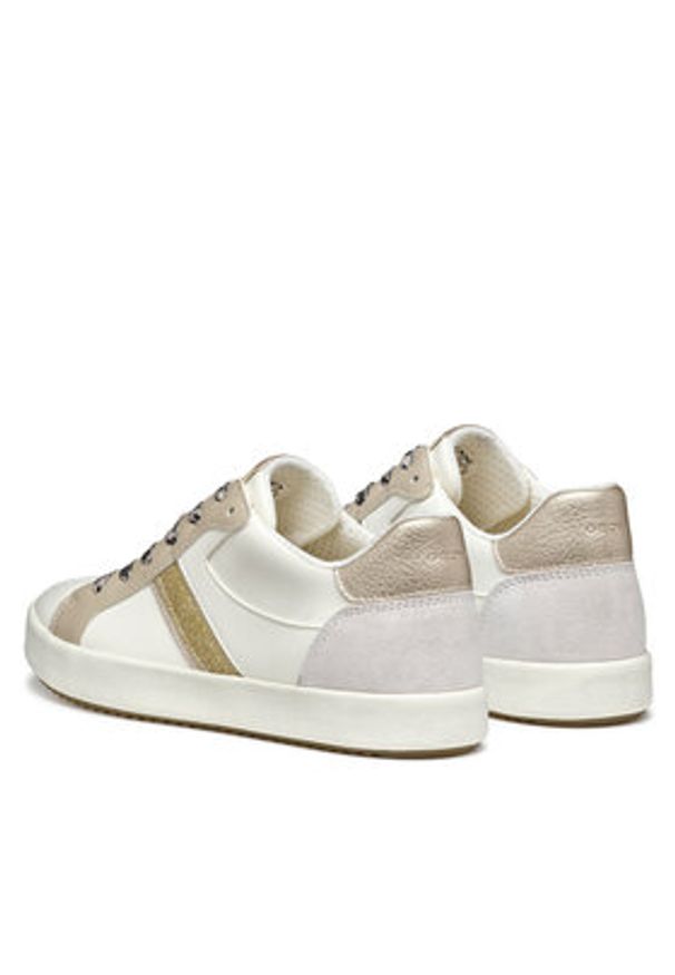 Geox Sneakersy D Blomiee D456HC 05422 C1R5A Biały. Kolor: biały. Materiał: skóra