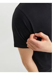 Jack & Jones T-Shirt Basic 12058529 Czarny Stretch Fit. Kolor: czarny. Materiał: bawełna #4
