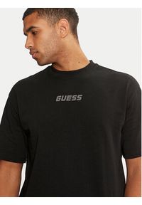 Guess T-Shirt Z4BI00 KCE21 Czarny Regular Fit. Kolor: czarny. Materiał: bawełna