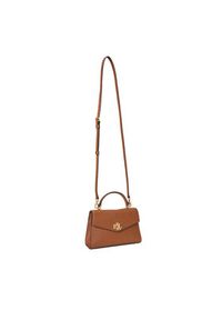 Lauren Ralph Lauren - LAUREN RALPH LAUREN Torebka 431966765007 Brązowy. Kolor: brązowy. Materiał: skórzane #5