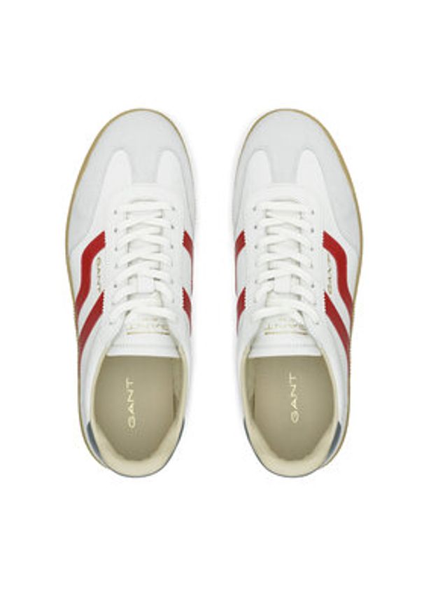 GANT - Gant Sneakersy 30633860 Biały. Kolor: biały. Materiał: skóra