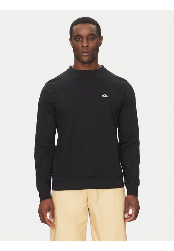 Quiksilver Bluza EQYFT04953 Czarny Regular Fit. Kolor: czarny. Materiał: bawełna, syntetyk