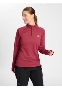 NewLine - Bluza damska 1/2 zip z długim rękawem Newline Phoenix. Kolor: czerwony, wielokolorowy, różowy. Długość rękawa: długi rękaw. Długość: długie