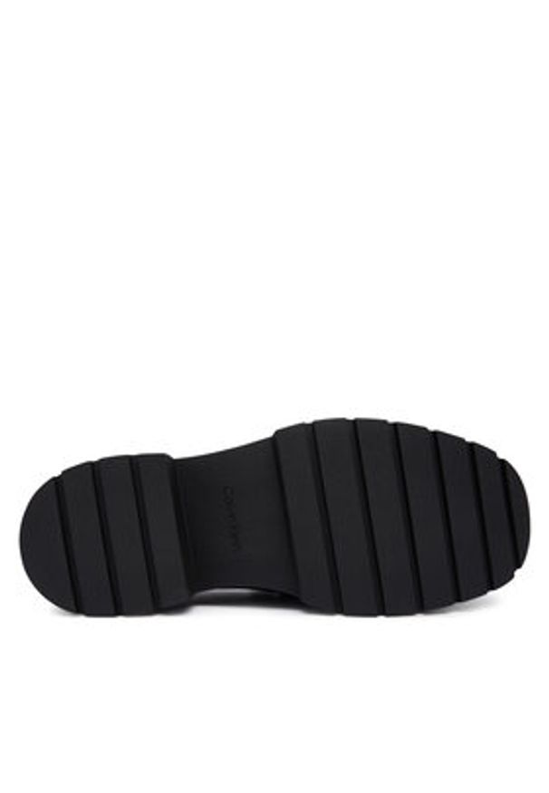 Calvin Klein Loafersy Chunky Loafer Lth Hw YW0YW01912 Czarny. Kolor: czarny. Materiał: skóra