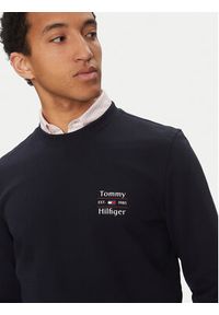 TOMMY HILFIGER - Tommy Hilfiger Bluza Stack MW0MW38673 Granatowy Regular Fit. Kolor: niebieski. Materiał: bawełna #5