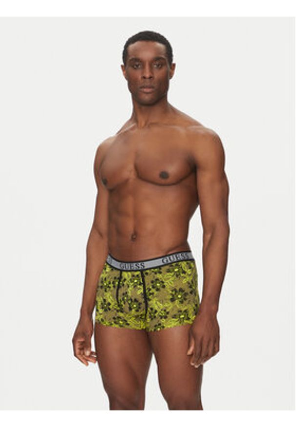 Guess Komplet 3 par bokserek U5GG05 K6YW1 Kolorowy. Materiał: bawełna. Wzór: kolorowy