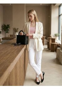 Sinsay - Bawełniane body na ramiączkach - różowy. Kolor: różowy. Materiał: bawełna. Długość rękawa: na ramiączkach