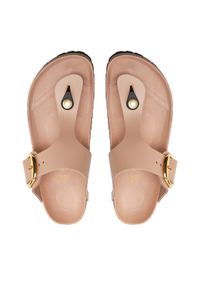 Birkenstock Japonki Gizeh 1026572 Beżowy. Kolor: beżowy. Materiał: skóra #1