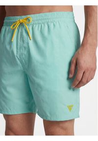 Guess Szorty kąpielowe F6GT26 WG2A2 Turkusowy Regular Fit. Kolor: turkusowy. Materiał: syntetyk #2