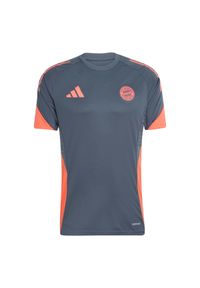 Adidas - Koszulka treningowa Bayern Monachium 2025/26. Kolor: szary. Sport: piłka nożna