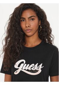 Guess T-Shirt W4YI09 JA914 Czarny Regular Fit. Kolor: czarny. Materiał: bawełna #3