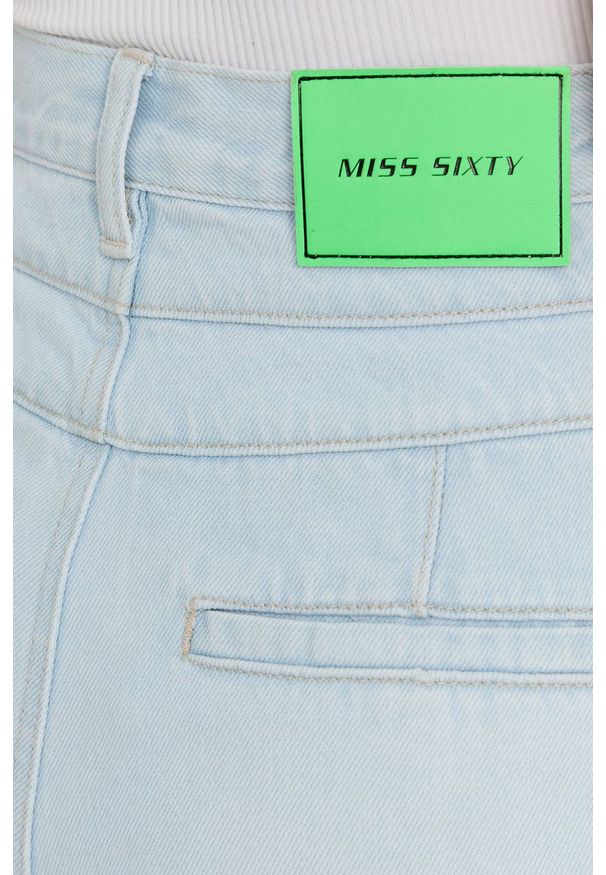 Miss Sixty Jeansy damskie high waist. Stan: podwyższony. Kolor: niebieski
