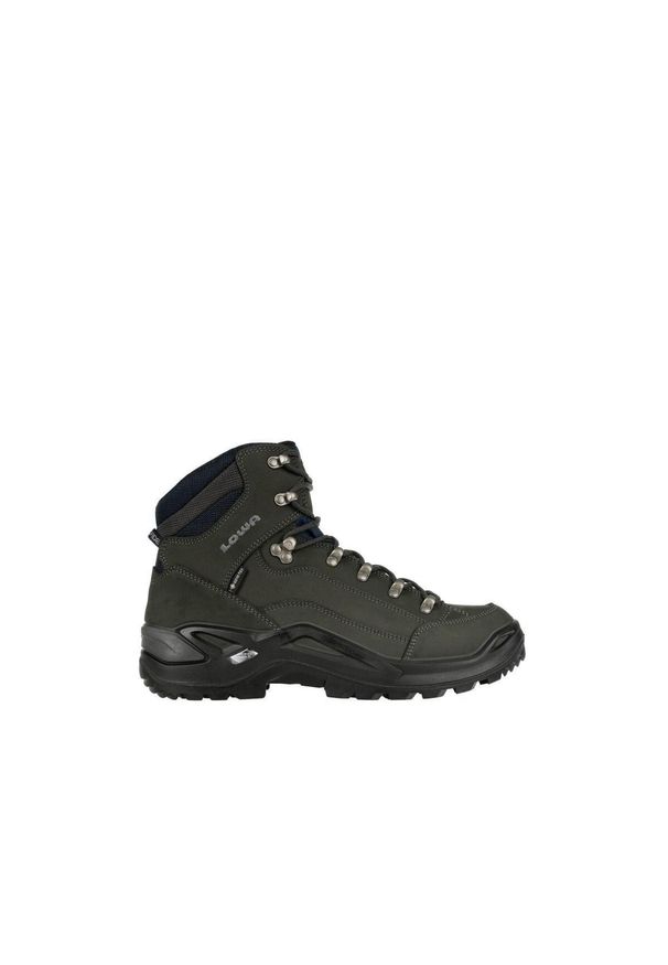 Lowa - Buty trekkingowe męskie Renegade GTX Mid. Kolor: wielokolorowy, niebieski, szary. Materiał: skóra. Technologia: Gore-Tex