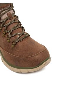 skechers - Skechers Trekkingi Synergy 167425/BRN Brązowy. Kolor: brązowy. Materiał: skóra #3