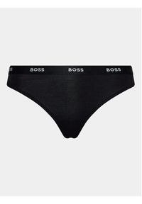 BOSS - Boss Stringi 50502752 Czarny. Kolor: czarny. Materiał: wiskoza