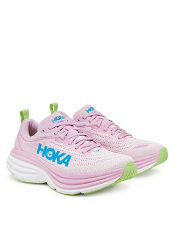 HOKA - Hoka Buty do biegania Bondi 8 1127952 Różowy. Kolor: różowy. Materiał: materiał