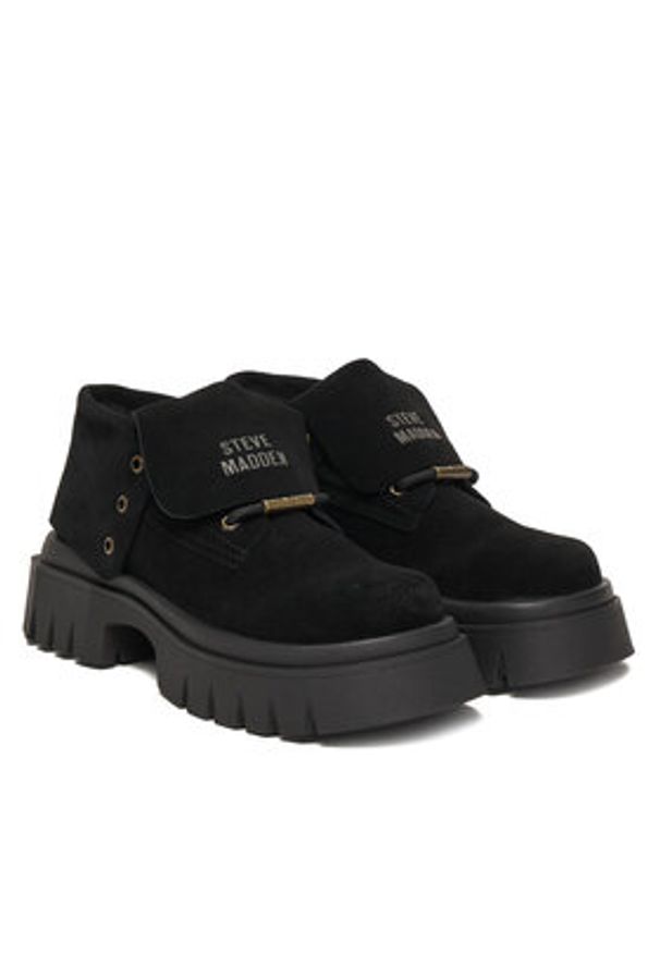 Steve Madden Trapery Parkview SM11004796 Czarny. Kolor: czarny. Materiał: materiał