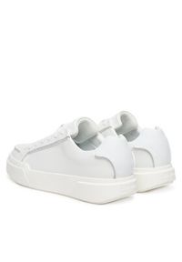 Calvin Klein Sneakersy Chunky Cupsole Lace Up Lth Pinch YM0YM01454 Biały. Kolor: biały. Materiał: skóra #4