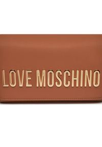 Love Moschino - LOVE MOSCHINO Torebka JC4103PP1IKD0201 Brązowy. Kolor: brązowy. Materiał: skórzane