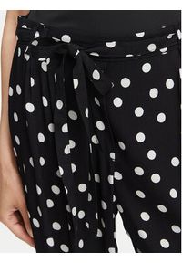 Vero Moda Spodnie materiałowe Elisa 10347961 Czarny Loose Fit. Kolor: czarny. Materiał: wiskoza #5