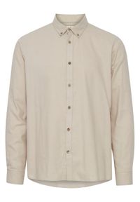 !SOLID - Solid Koszula 21107465 Beżowy Regular Fit. Kolor: beżowy. Materiał: bawełna #1