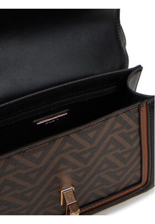 Aldo Torebka Emaline 13723850 Brązowy. Kolor: brązowy. Materiał: skórzane