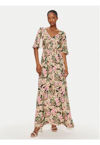 Roxy Sukienka letnia Peaceful Swell Again ERJWD03789 Kolorowy Regular Fit. Materiał: wiskoza. Wzór: kolorowy. Sezon: lato #4