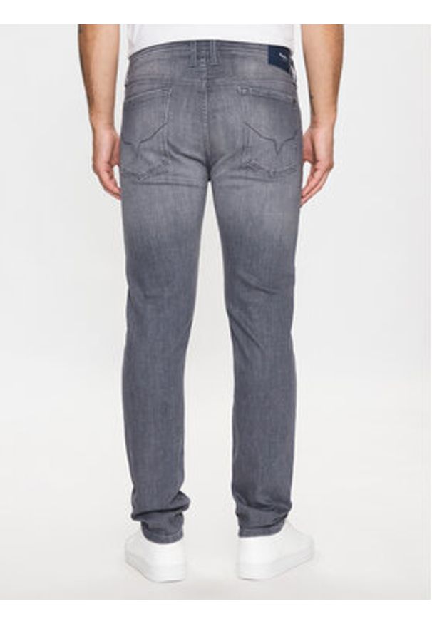 Pepe Jeans Jeansy PM206323UG4 Szary Skinny Fit. Kolor: szary