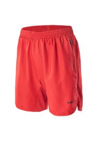 Hi-tec - Spodenki męskie treningowe Hi-Tec Hicko - czerwone, Rozmiar S. Kolor: czerwony. Materiał: poliester, materiał. Długość: krótkie. Sezon: lato #1