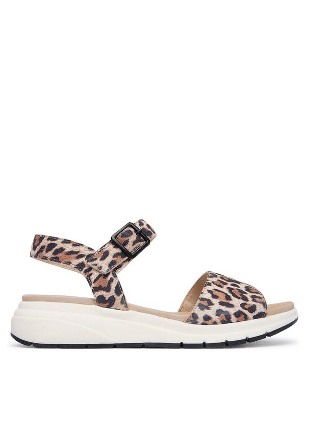 Sandały Caprice. Kolor: beżowy