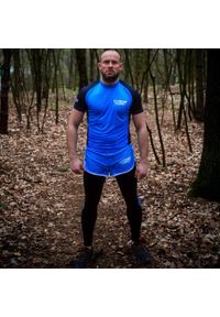 Szorty do biegania męskie spodenki biegowe EXTREME HOBBY CALEIDOSCOPE. Kolor: niebieski. Materiał: poliester. Długość: krótkie. Sezon: lato. Sport: bieganie