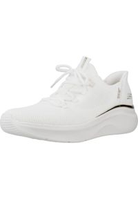 skechers - Buty SKECHERS 117617S BOBS B LOVE Biały. Kolor: biały. Materiał: tkanina, guma, syntetyk, materiał