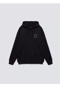 Big-Star - Bluza męska z kapturem czarna Ajrojer 906. Okazja: na co dzień. Typ kołnierza: kaptur. Kolor: czarny. Materiał: jeans, materiał, dzianina. Wzór: haft. Styl: casual #5