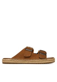 TOMMY HILFIGER - Espadryle Tommy Hilfiger. Kolor: brązowy