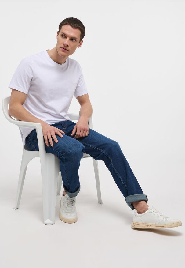 Mustang - MUSTANG TRAMPER STRAIGHT MĘSKIE SPODNIE JEANSOWE DENIM BLUE 1013715 5000 843