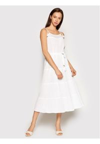 Melissa Odabash Sukienka letnia Fru CR Biały Regular Fit. Kolor: biały. Sezon: lato #2