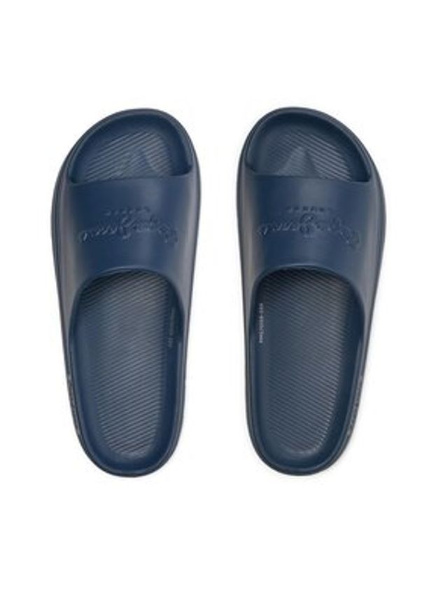 Pepe Jeans Klapki Beach Slide M PMS70159 Granatowy. Kolor: niebieski. Materiał: syntetyk