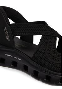 skechers - Skechers Sandały Slip-ins Glide-Step 119557/BBK Czarny. Kolor: czarny. Materiał: materiał #2